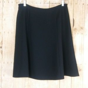 Charter Club Black A-line Fully Lined Skirt Sz. 16